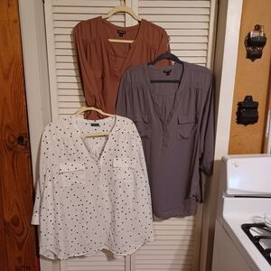 Torrid Size 3 blouses